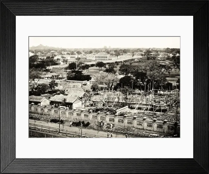 Framed Print : Legation Quarter, Peking, Beijing, China, Boxer uprising Framed Print : Legation Quarter, Peking, Beijing, China, Boxer uprising