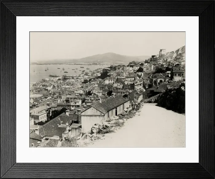 Framed Print : View on the island of Gibraltar Framed Print : View on the island of Gibraltar