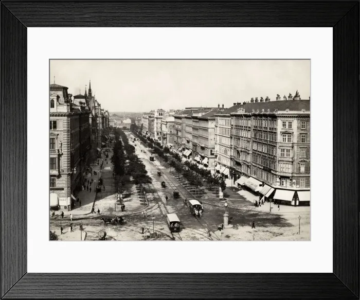 Framed Print : Street scene in Paris France Framed Print : Street scene in Paris France