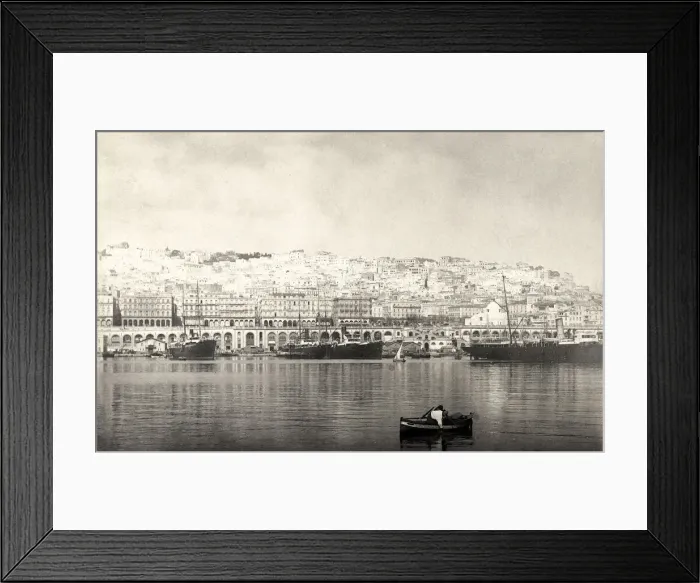Framed Print : Algiers Algeria, view of the port Framed Print : Algiers Algeria, view of the port