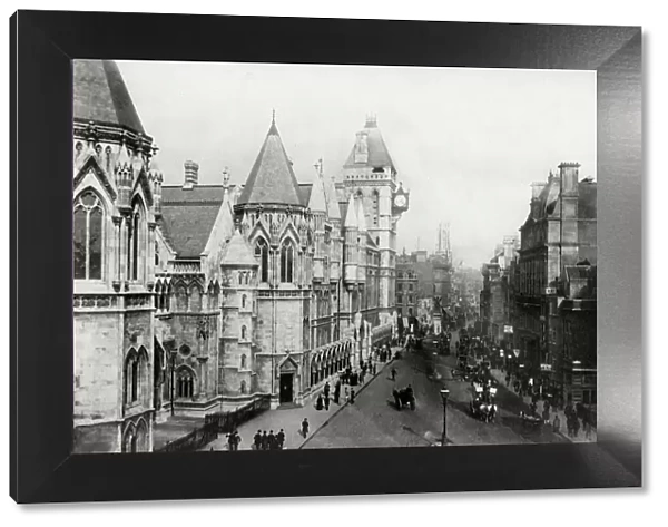 View of the Law Courts, London