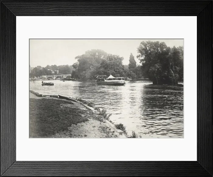 Framed Print : On the Thames at Richmond, London Framed Print : On the Thames at Richmond, London