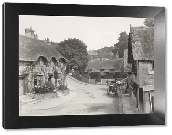 Cottages and street, Shanklin, Isle of Wight