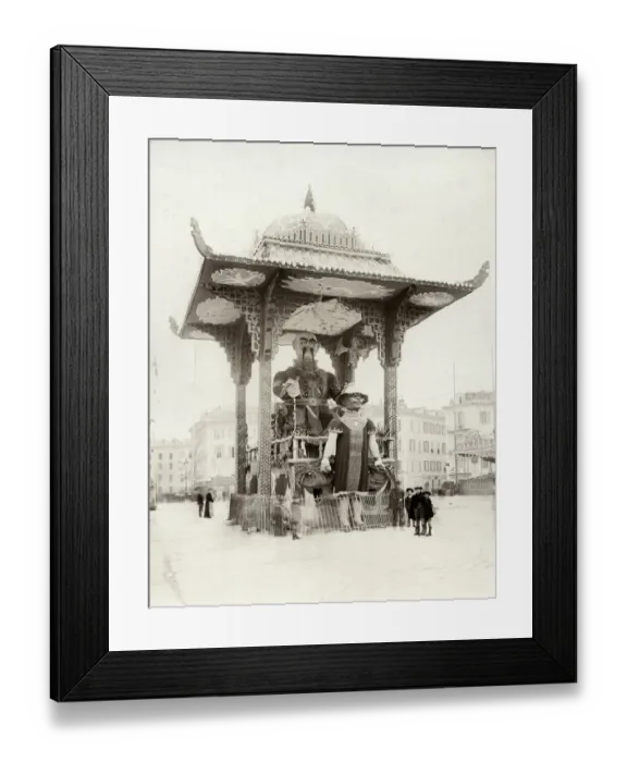 Framed Print : Street festival or carnival car, France Framed Print : Street festival or carnival car, France