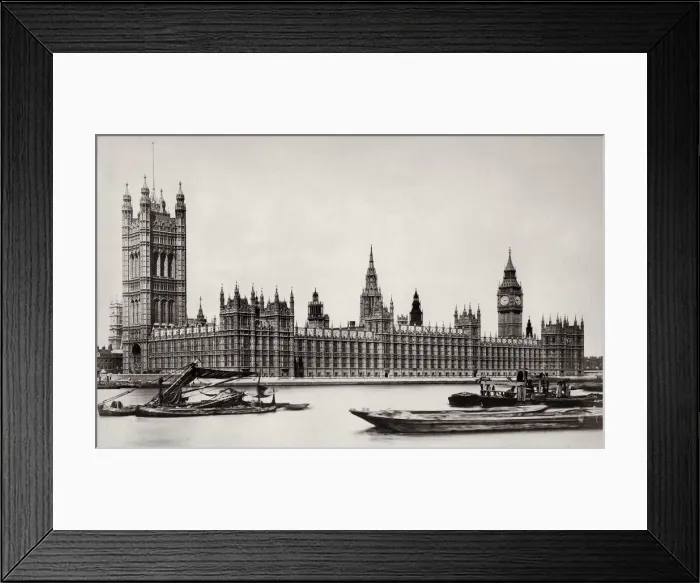 Framed Print : House of Parliament, Westminster London, River Thames Framed Print : House of Parliament, Westminster London, River Thames