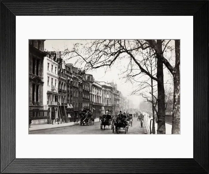 Framed Print : Piccadilly Looking East, London Framed Print : Piccadilly Looking East, London