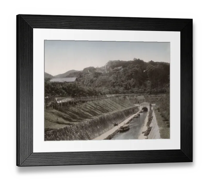 Framed Print : Canal from lake Biwa, near Kyoto Framed Print : Canal from lake Biwa, near Kyoto