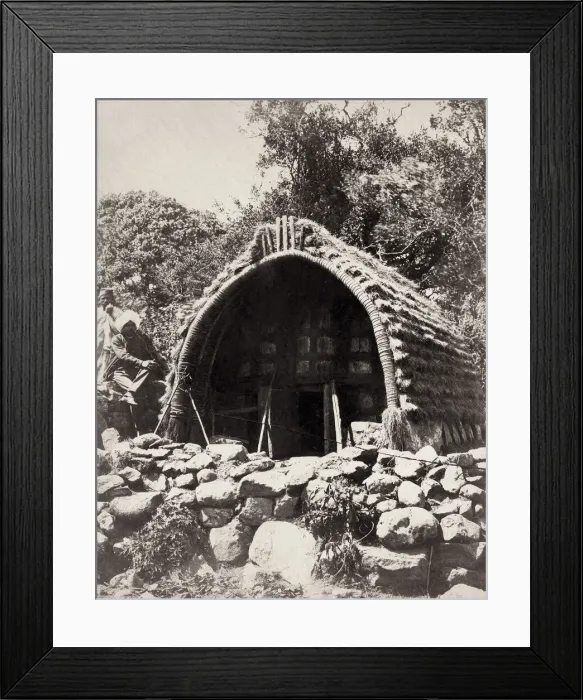 Framed Print : Indigenous Toda Hut, Paikara Tirari, India Framed Print : Indigenous Toda Hut, Paikara Tirari, India
