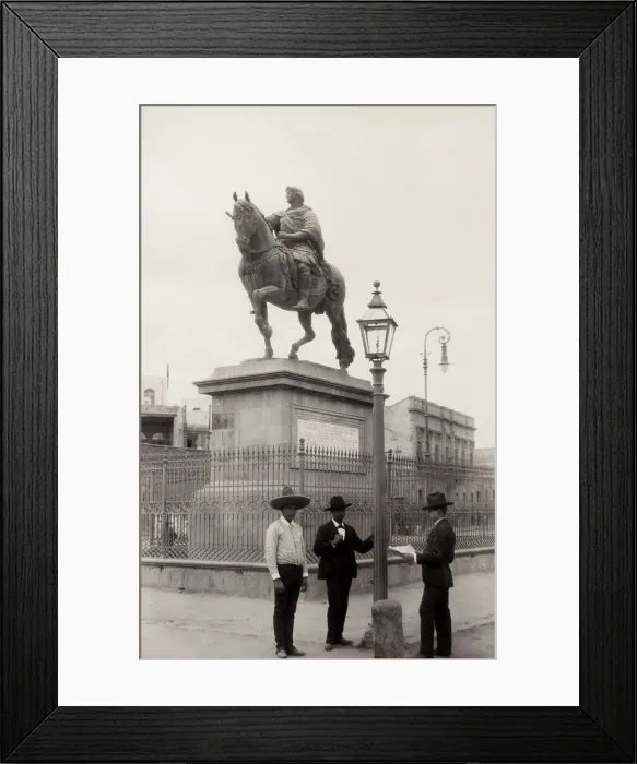 Framed Print : Statue of Charles IV, City of Mexico Framed Print : Statue of Charles IV, City of Mexico