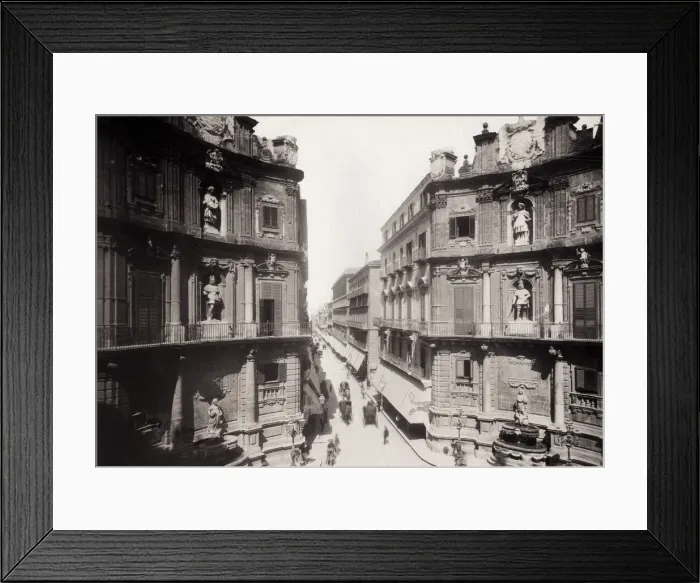 Framed Print : Quattro Canti, or Piazza Vigliena, Palermo, Italy Framed Print : Quattro Canti, or Piazza Vigliena, Palermo, Italy
