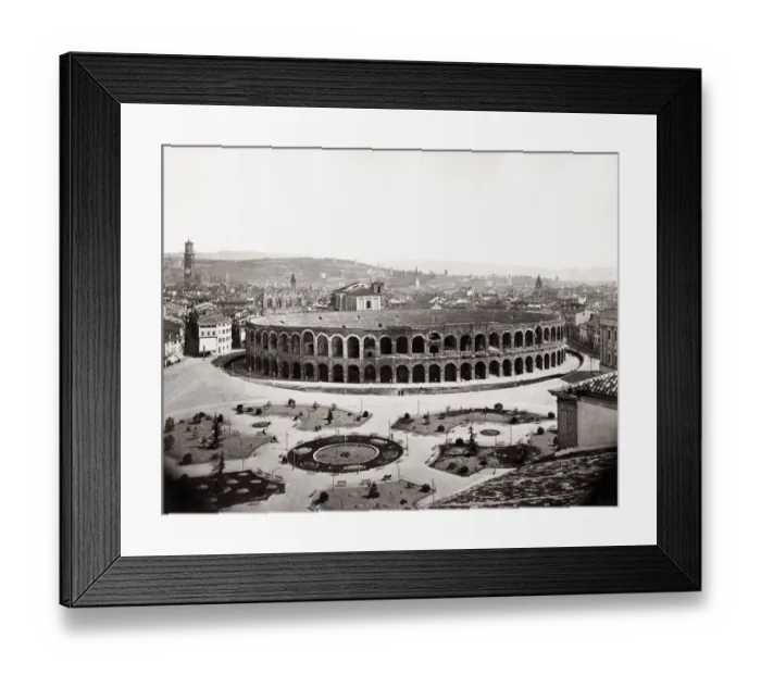Framed Print : View of the Arena in Verona, Italy Framed Print : View of the Arena in Verona, Italy