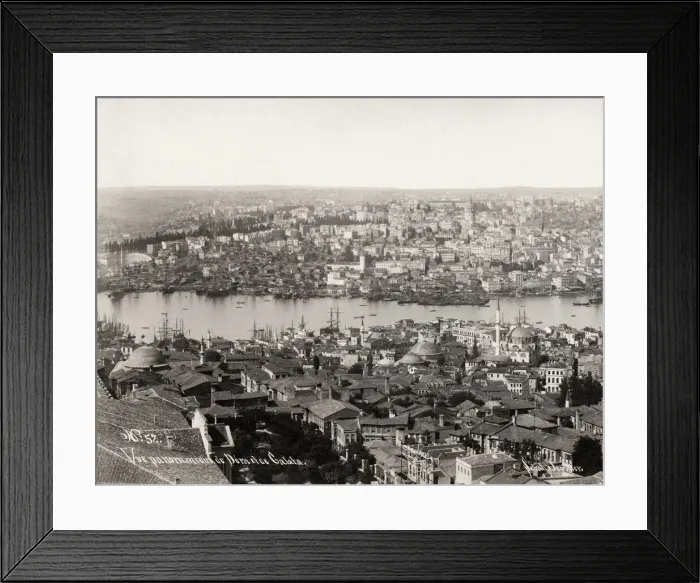 Framed Print : Panoramic rooftop view Constantinople, Istanbul, Turkey Framed Print : Panoramic rooftop view Constantinople, Istanbul, Turkey