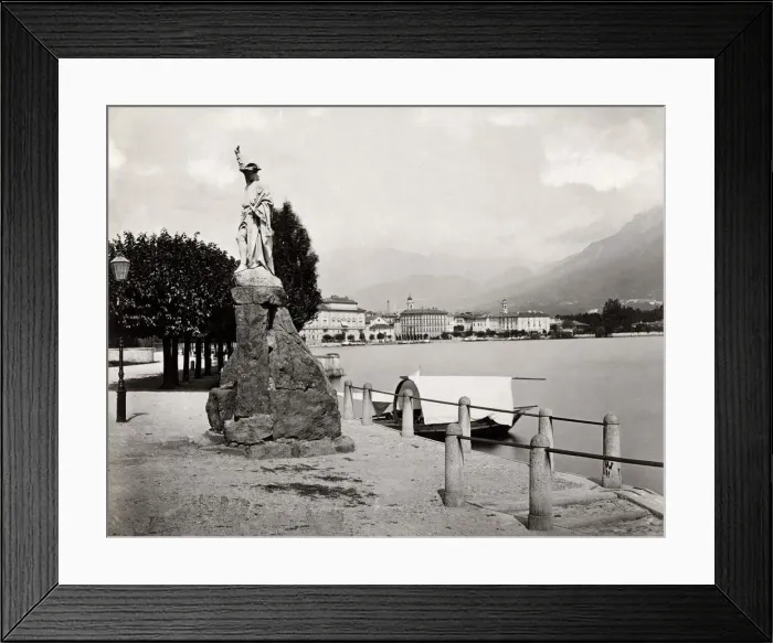 Framed Print : William Tell statue, Lugano, Switzrland Framed Print : William Tell statue, Lugano, Switzrland