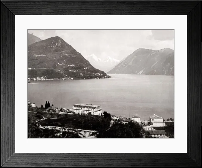 Framed Print : Bay of Porlezza, Lake Lugano, Italy Framed Print : Bay of Porlezza, Lake Lugano, Italy
