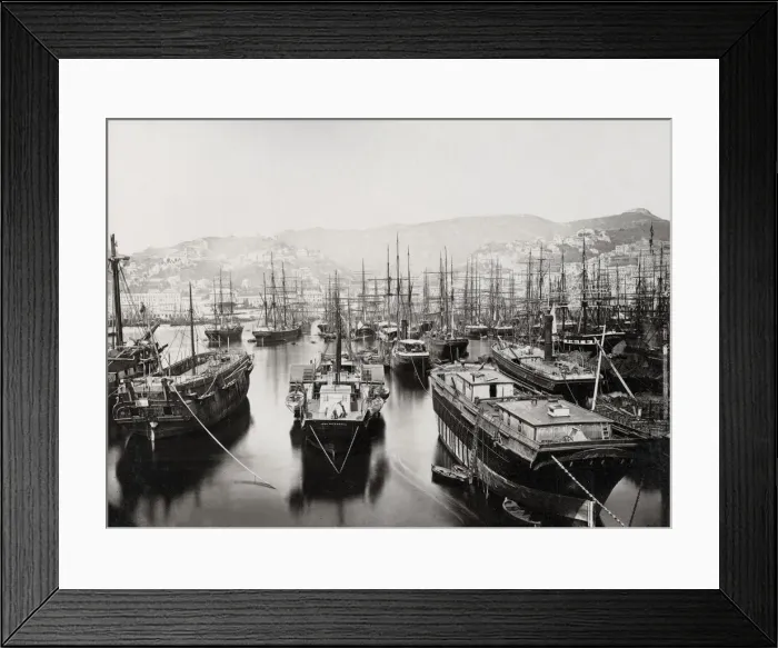 Framed Print : Ships in the port of Genoa Genova italy Framed Print : Ships in the port of Genoa Genova italy