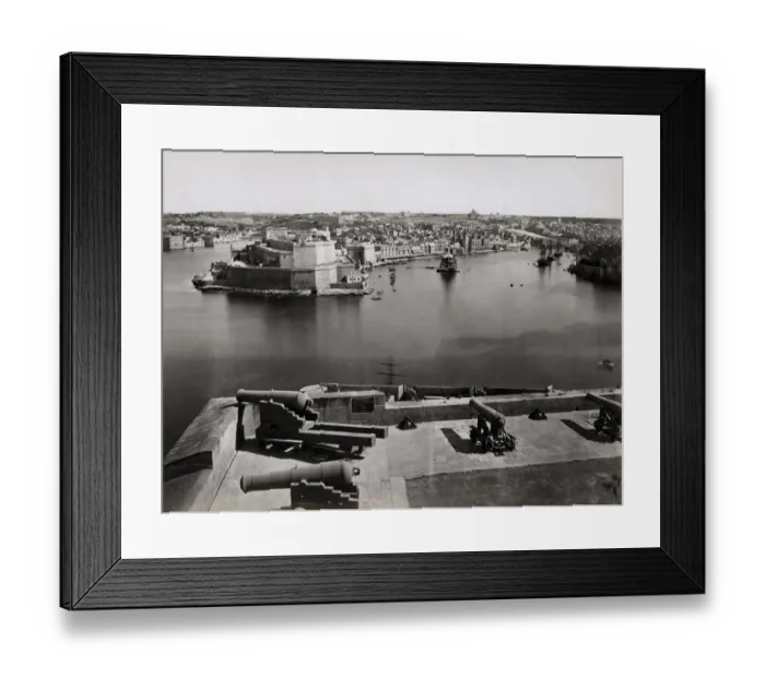 Framed Print : Fort St Angelo and the Grand Harbour Valletta Malta Framed Print : Fort St Angelo and the Grand Harbour Valletta Malta