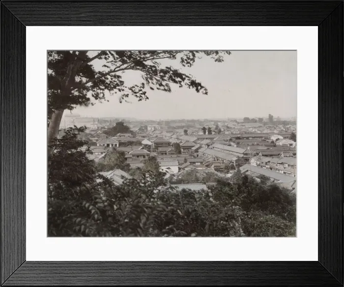 Framed Print : Rooftop view of Yokohama, Japan