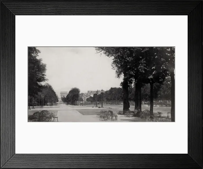 Framed Print : Champs Elysees and Arc de Triomphe, Paris, France Framed Print : Champs Elysees and Arc de Triomphe, Paris, France