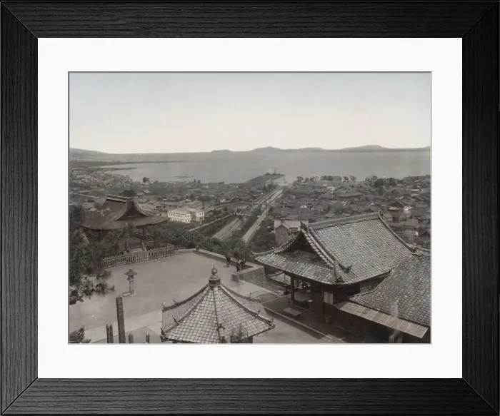 Framed Print : Miidera Temple at Otsu, Japan Framed Print : Miidera Temple at Otsu, Japan