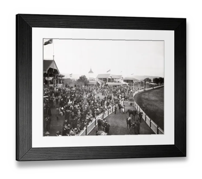 Framed Print : Adelaide Australia, c. 1900-1910 - Victoria Park Racecourse Framed Print : Adelaide Australia, c. 1900-1910 - Victoria Park Racecourse