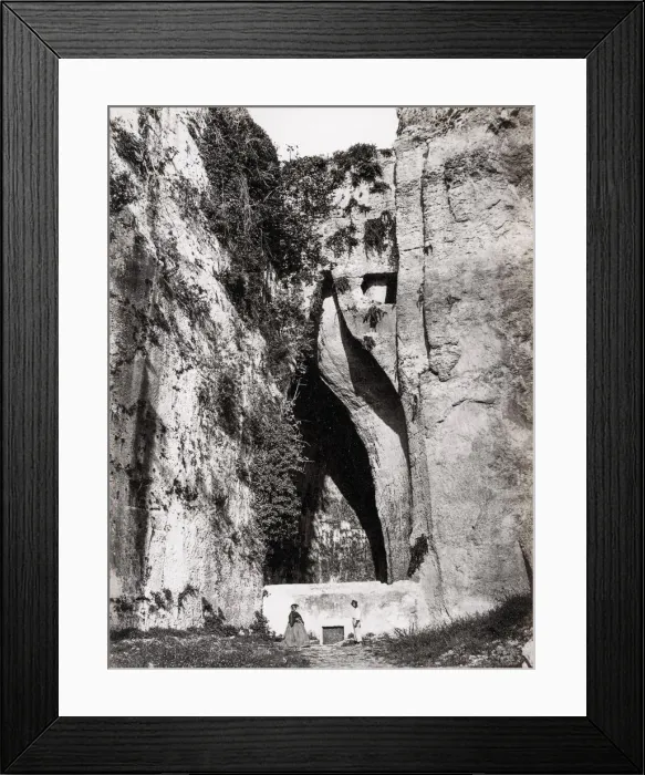 Framed Print : Ear of Dionysius cave, Temenites hill, Syracuse, Sicily, Ita Framed Print : Ear of Dionysius cave, Temenites hill, Syracuse, Sicily, Ita