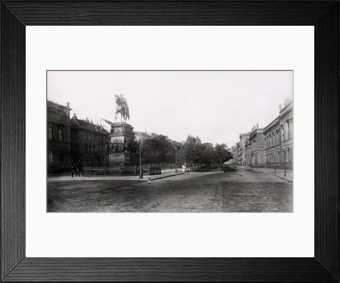 Framed Print : Statue Frederick the Great, Unter den Linden, Berlin, German Framed Print : Statue Frederick the Great, Unter den Linden, Berlin, German