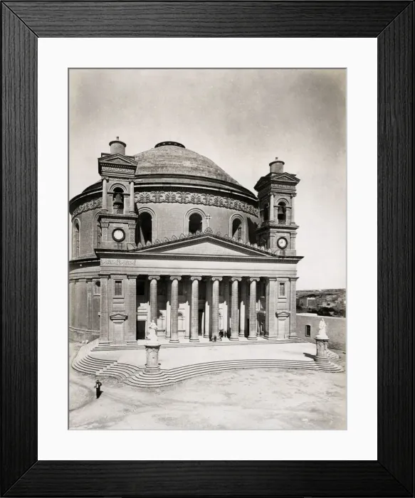 Framed Print : The Basilica of the Assumption of Our Lady, Mosta Dome, Malt Framed Print : The Basilica of the Assumption of Our Lady, Mosta Dome, Malt