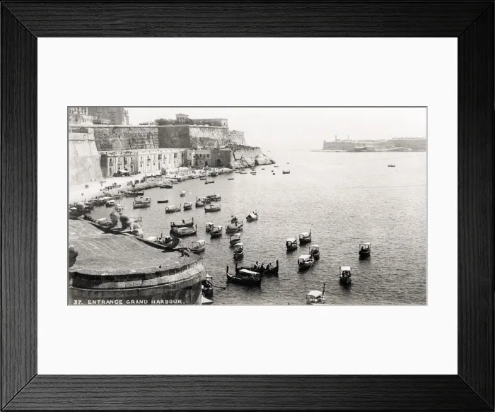 Framed Print : Entrance to the Grand Harbour, Valletta, Malta Framed Print : Entrance to the Grand Harbour, Valletta, Malta