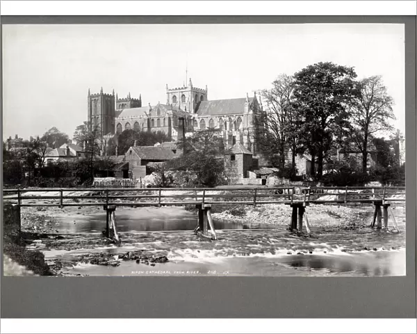 Ripon Cathedral viewed from the river