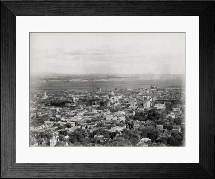 Framed Print : Panoramic view of Montreal city Canada Framed Print : Panoramic view of Montreal city Canada