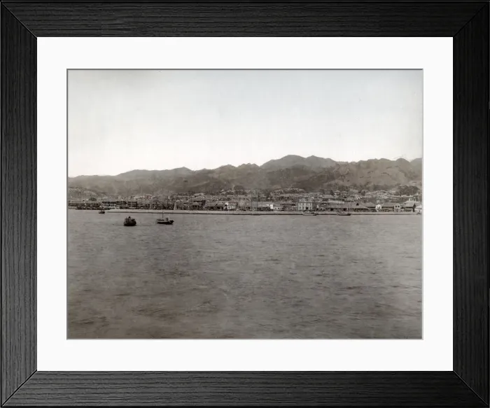 Framed Print : Kobe Bund, looking from across the sea Framed Print : Kobe Bund, looking from across the sea