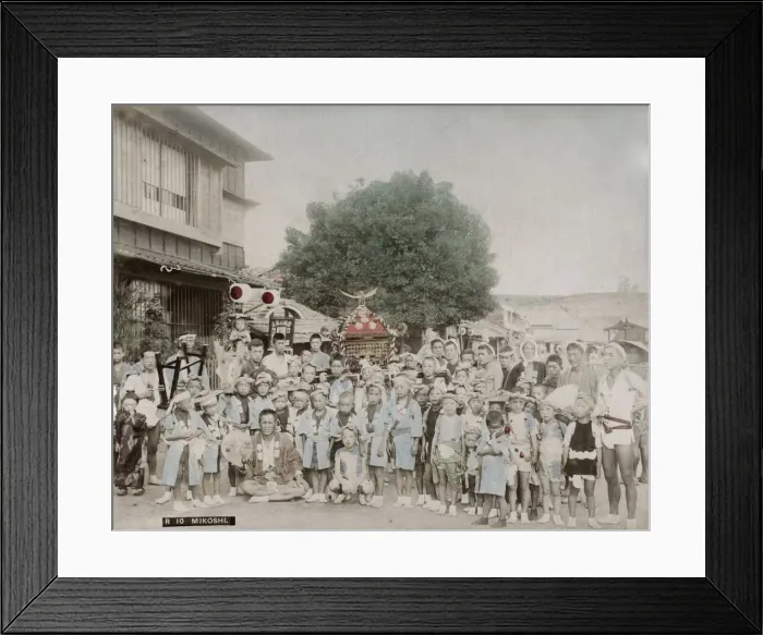 Framed Print : Children in festival parade, Japan Framed Print : Children in festival parade, Japan