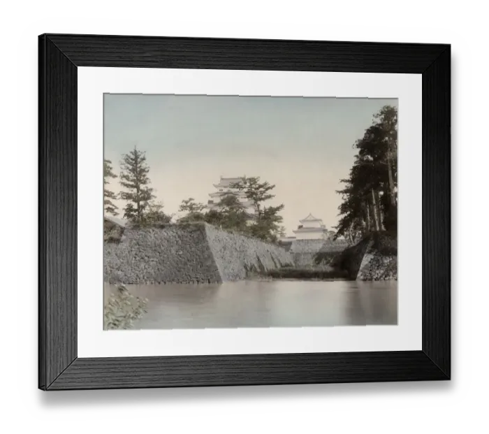 Framed Print : Castle and moat, Japan Framed Print : Castle and moat, Japan