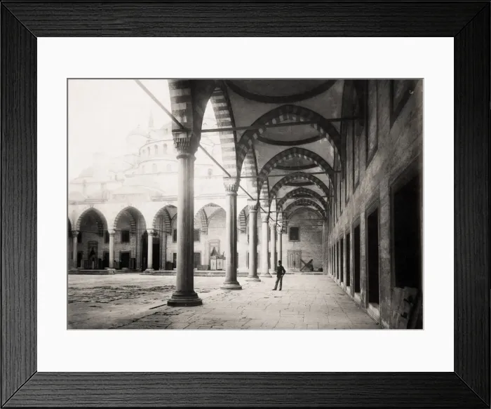 Framed Print : Courtyard, Blue Mosque, Sultan Ahmed Mosque, Istanbul, Turke Framed Print : Courtyard, Blue Mosque, Sultan Ahmed Mosque, Istanbul, Turke