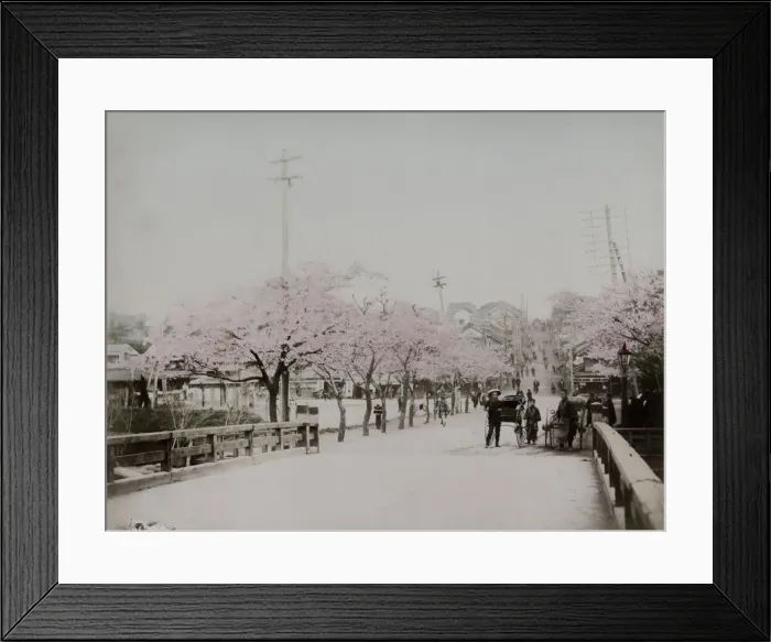 Framed Print : View of Ushigome Mitsuke (Chiyoda), Tokyo, Japan Framed Print : View of Ushigome Mitsuke (Chiyoda), Tokyo, Japan