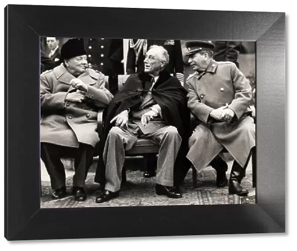 Conference Yalta, Crimea, 1945 Churchill, Roosevelt, Stalin