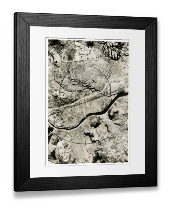 Framed Print : View of the city of Nagasaki Japan 1945, atomic bomb Framed Print : View of the city of Nagasaki Japan 1945, atomic bomb