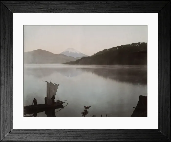 Framed Print : View of Mount Fuji, Fujiyama, from Hakone Lake, Japan Framed Print : View of Mount Fuji, Fujiyama, from Hakone Lake, Japan