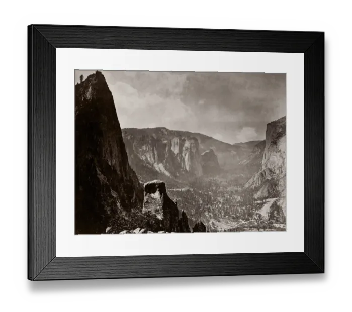 Framed Print : c. 1880s USA Yosemite valley - Isaiah Taber (attrib) Framed Print : c. 1880s USA Yosemite valley - Isaiah Taber (attrib)