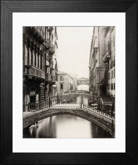 Framed Print : Venice Italy, the Rio Palazzo, towards Bridge of Sighs Framed Print : Venice Italy, the Rio Palazzo, towards Bridge of Sighs