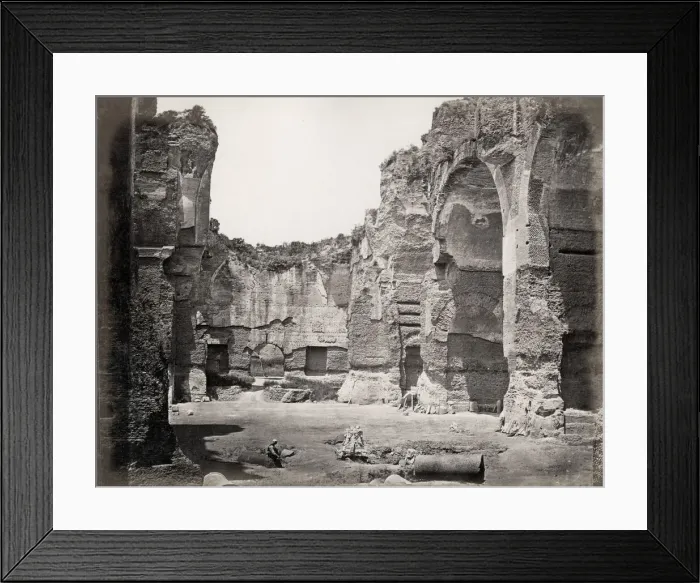 Framed Print : Central chamber of Baths of Caracalla, Rome, Italy Framed Print : Central chamber of Baths of Caracalla, Rome, Italy
