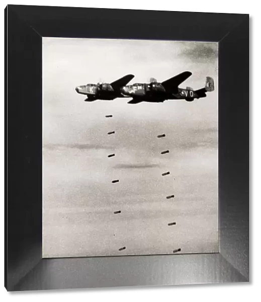 WW II - Mitchell bombers of the RAF Arnhem, Netherlands