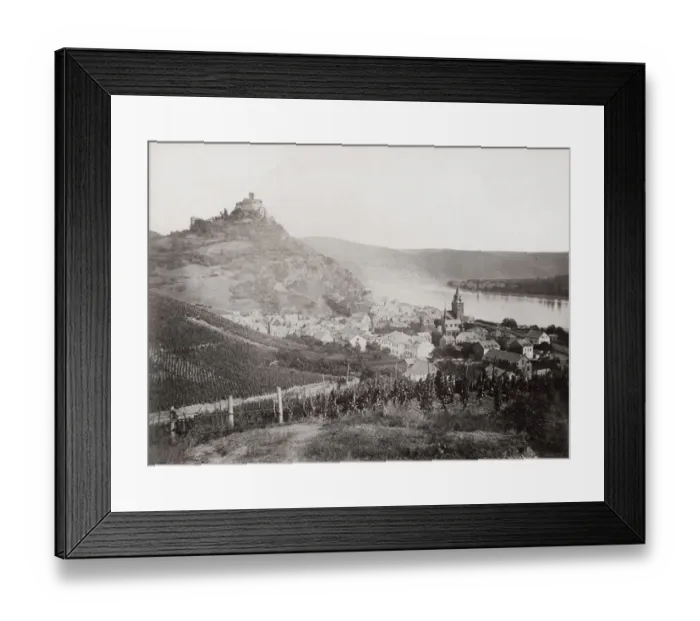 Framed Print : Ruined castle on the River Rhine, Germany Framed Print : Ruined castle on the River Rhine, Germany