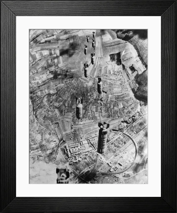 Framed Print : World War II heavy bombers of the US 8th Airforce Framed Print : World War II heavy bombers of the US 8th Airforce