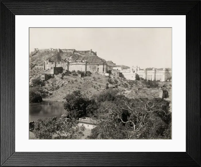Framed Print : Fort, Umber Amber Amer near Jaipur India, lake Framed Print : Fort, Umber Amber Amer near Jaipur India, lake