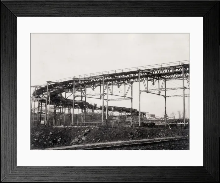 Framed Print : Elevated railway or El Train at 110th Street New York Framed Print : Elevated railway or El Train at 110th Street New York