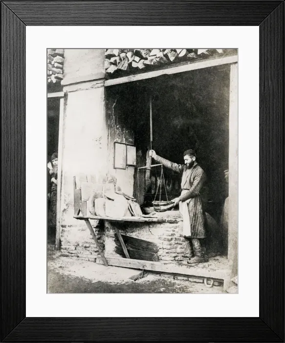 Framed Print : Caucasus Georgia Tiflis Tblisi - baker baking bread Framed Print : Caucasus Georgia Tiflis Tblisi - baker baking bread