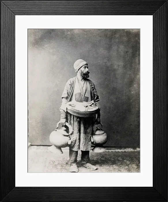Framed Print : Caucasus Georgia Tiflis Tblisi - Persian tea merchant