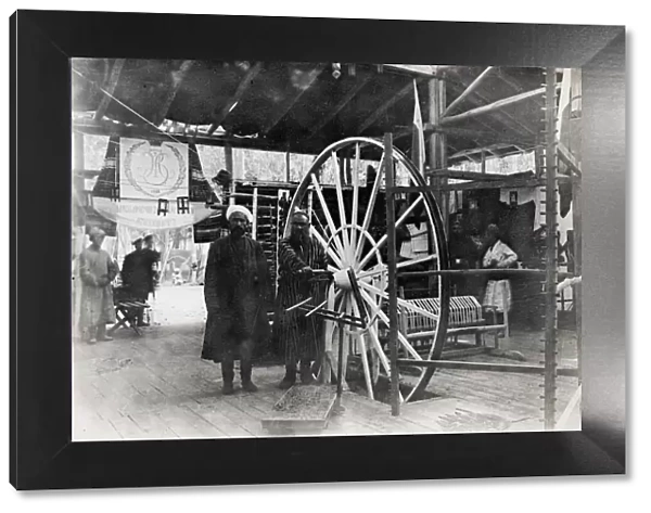 Caucasus Georgia Tiflis Tblisi - silk spinning machine