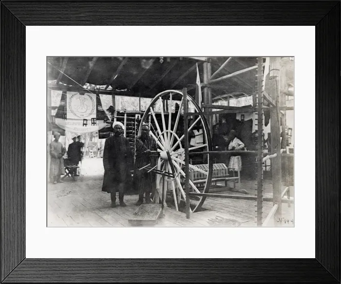 Framed Print : Caucasus Georgia Tiflis Tblisi - silk spinning machine Framed Print : Caucasus Georgia Tiflis Tblisi - silk spinning machine